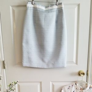 ALEX MARIE  baby blue pencil SKIRT